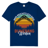Herren Premium Bio T-Shirt Mir Reicht’s Ich Geh Bumerang Werfen