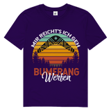 Herren Premium Bio T-Shirt Mir Reicht’s Ich Geh Bumerang Werfen