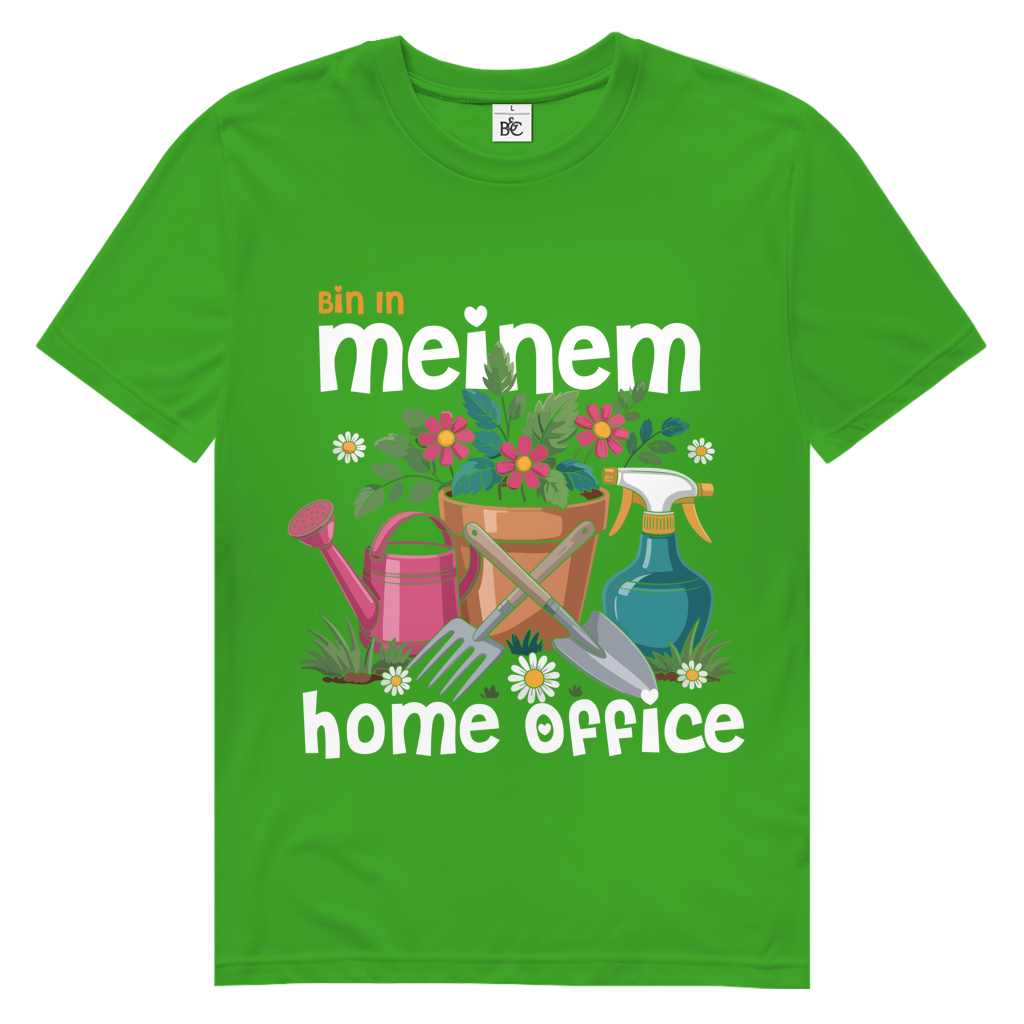 Herren Premium Bio T-Shirt Bin In Meinem Home Office