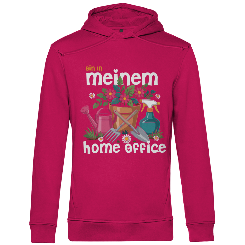 Herren Premium Bio Hoodie Bin In Meinem Home Office