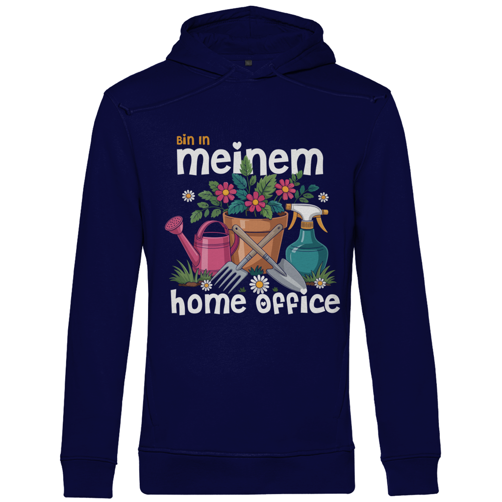 Herren Premium Bio Hoodie Bin In Meinem Home Office