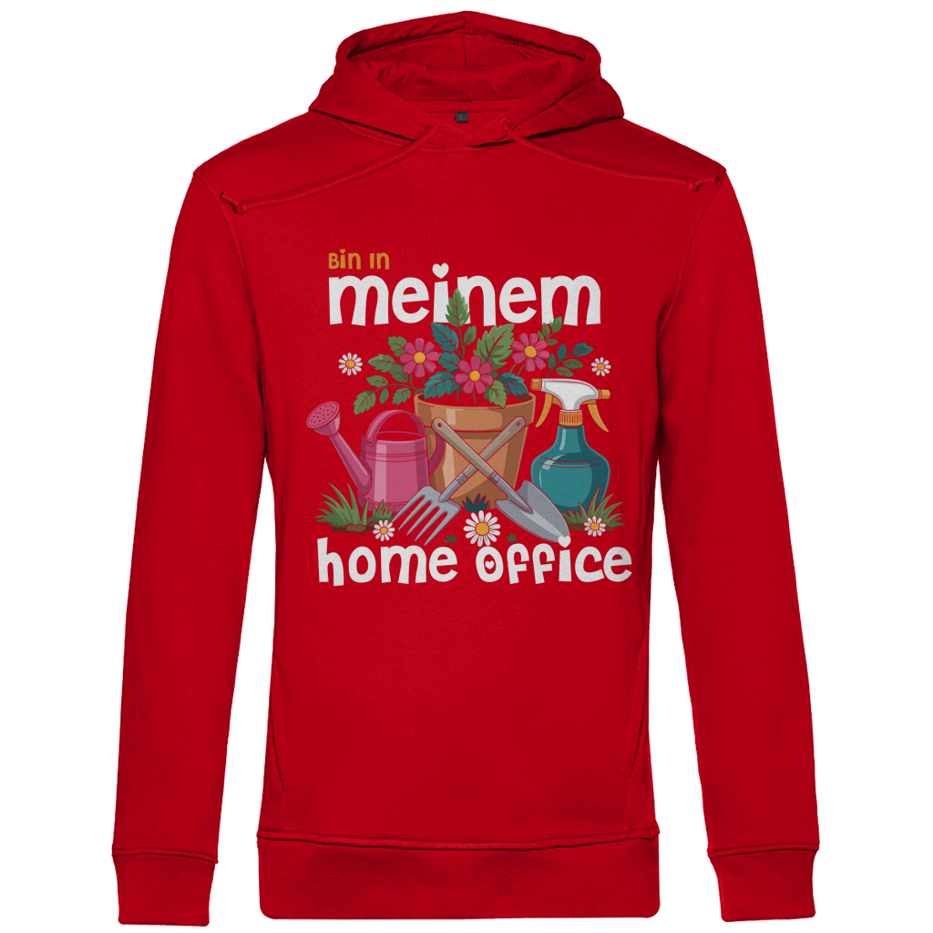 Herren Premium Bio Hoodie Bin In Meinem Home Office