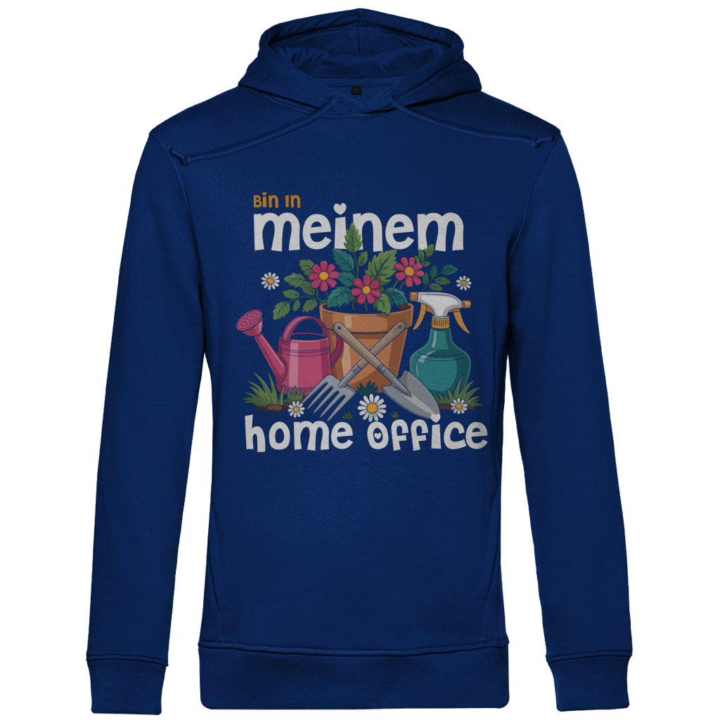 Herren Premium Bio Hoodie Bin In Meinem Home Office