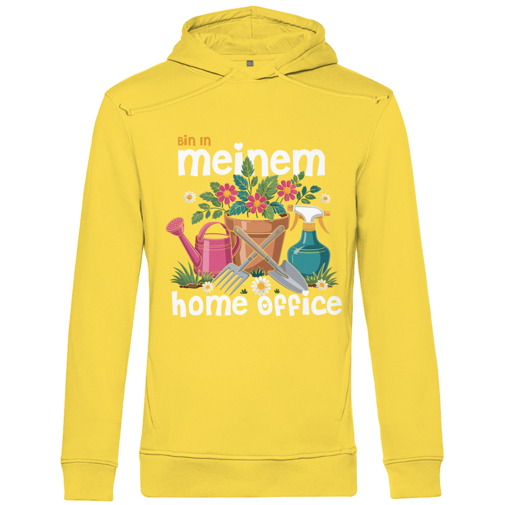 Herren Premium Bio Hoodie Bin In Meinem Home Office