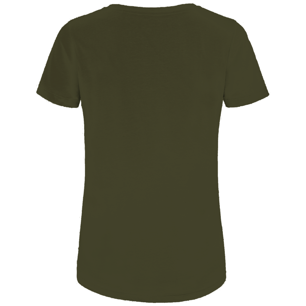 Damen Premium Bio T-Shirt Bin In Meinem Home Office