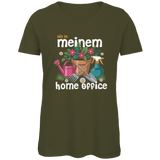 Damen Premium Bio T-Shirt Bin In Meinem Home Office