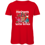 Damen Premium Bio T-Shirt Bin In Meinem Home Office