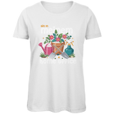 Damen Premium Bio T-Shirt Bin In Meinem Home Office