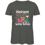 Damen Premium Bio T-Shirt Bin In Meinem Home Office