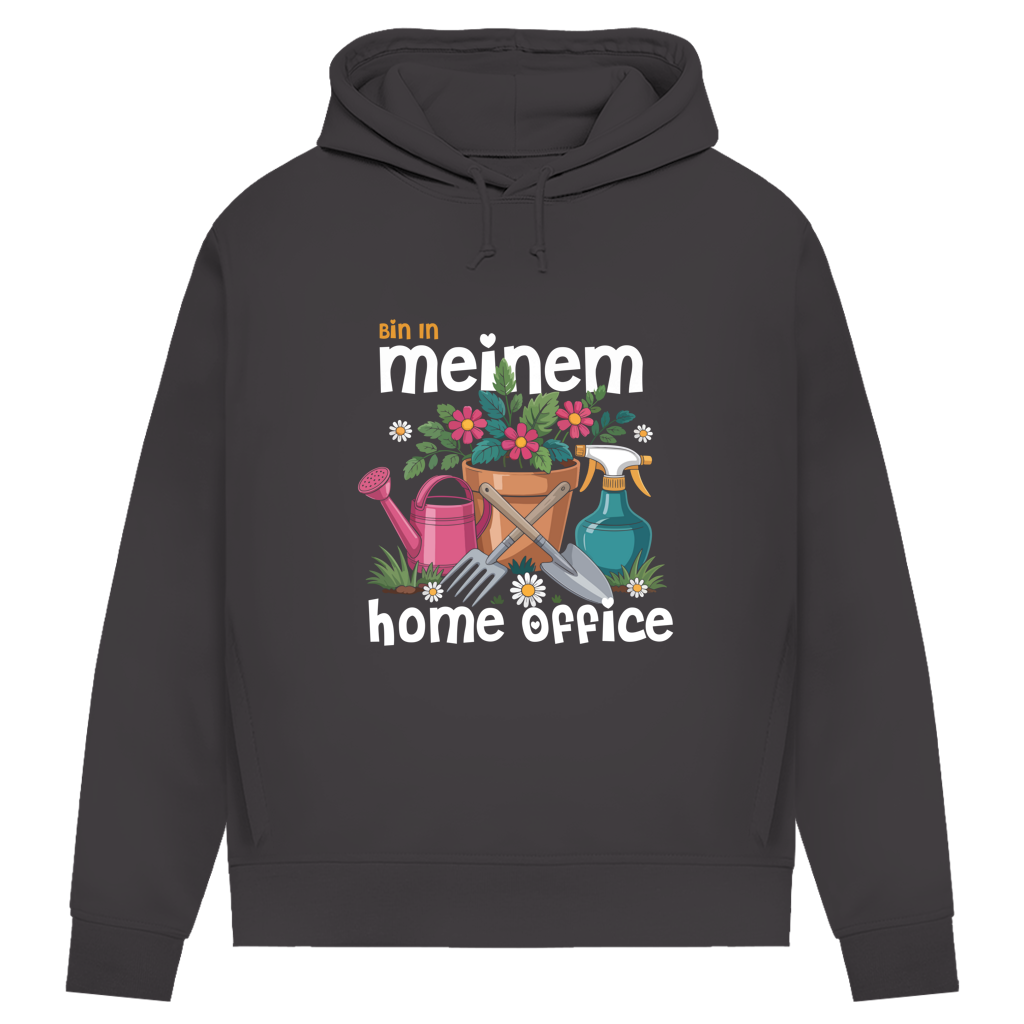 Damen Premium Bio Hoodie Bin In Meinem Home Office