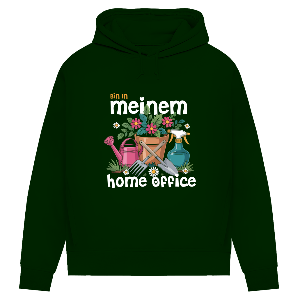 Damen Premium Bio Hoodie Bin In Meinem Home Office