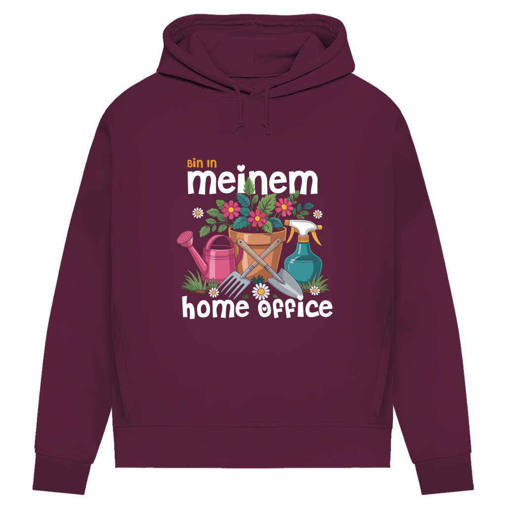 Damen Premium Bio Hoodie Bin In Meinem Home Office