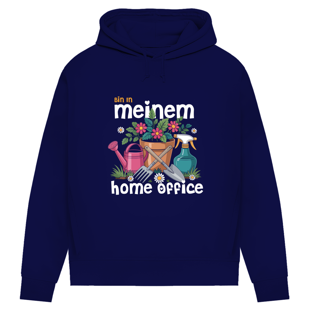 Damen Premium Bio Hoodie Bin In Meinem Home Office