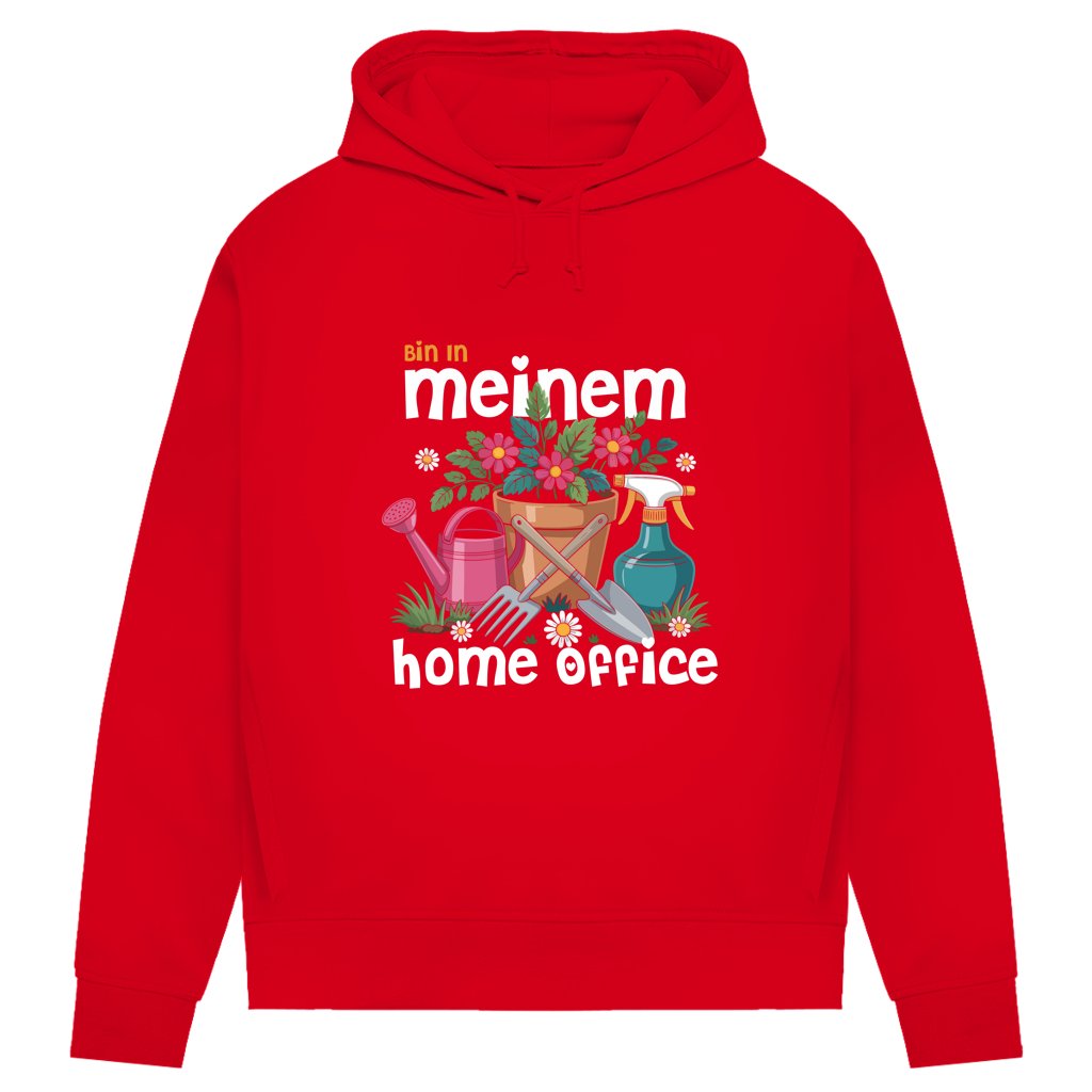 Damen Premium Bio Hoodie Bin In Meinem Home Office