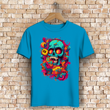 Herren Premium Bio T-Shirt Psychedelic Skull