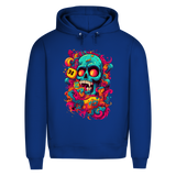 Herren Premium Bio Hoodie Psychedelic Skull