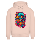 Herren Premium Bio Hoodie Psychedelic Skull