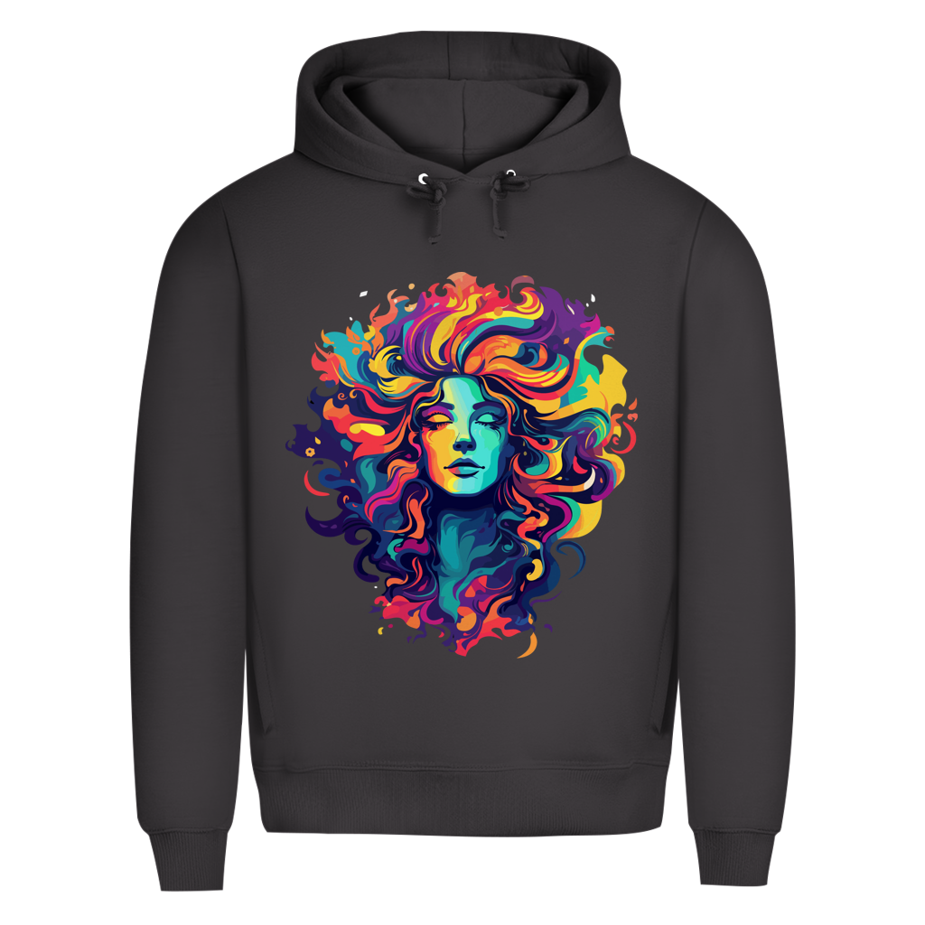 Herren Premium Bio Hoodie Cosmic Woman