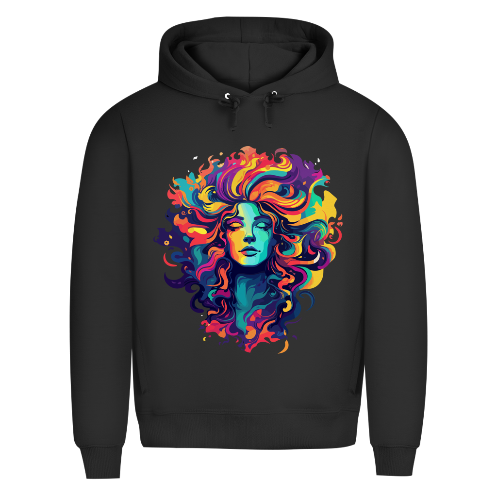 Herren Premium Bio Hoodie Cosmic Woman