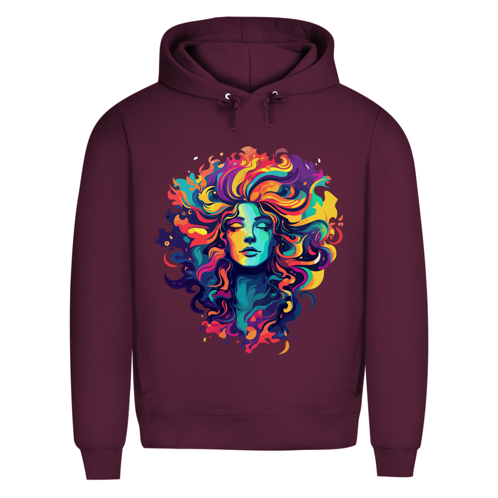 Herren Premium Bio Hoodie Cosmic Woman