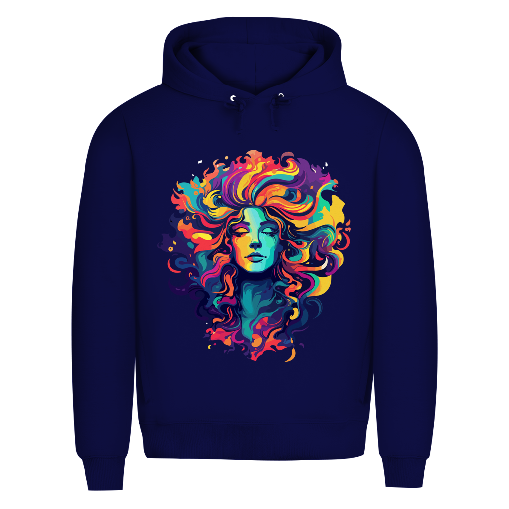Herren Premium Bio Hoodie Cosmic Woman
