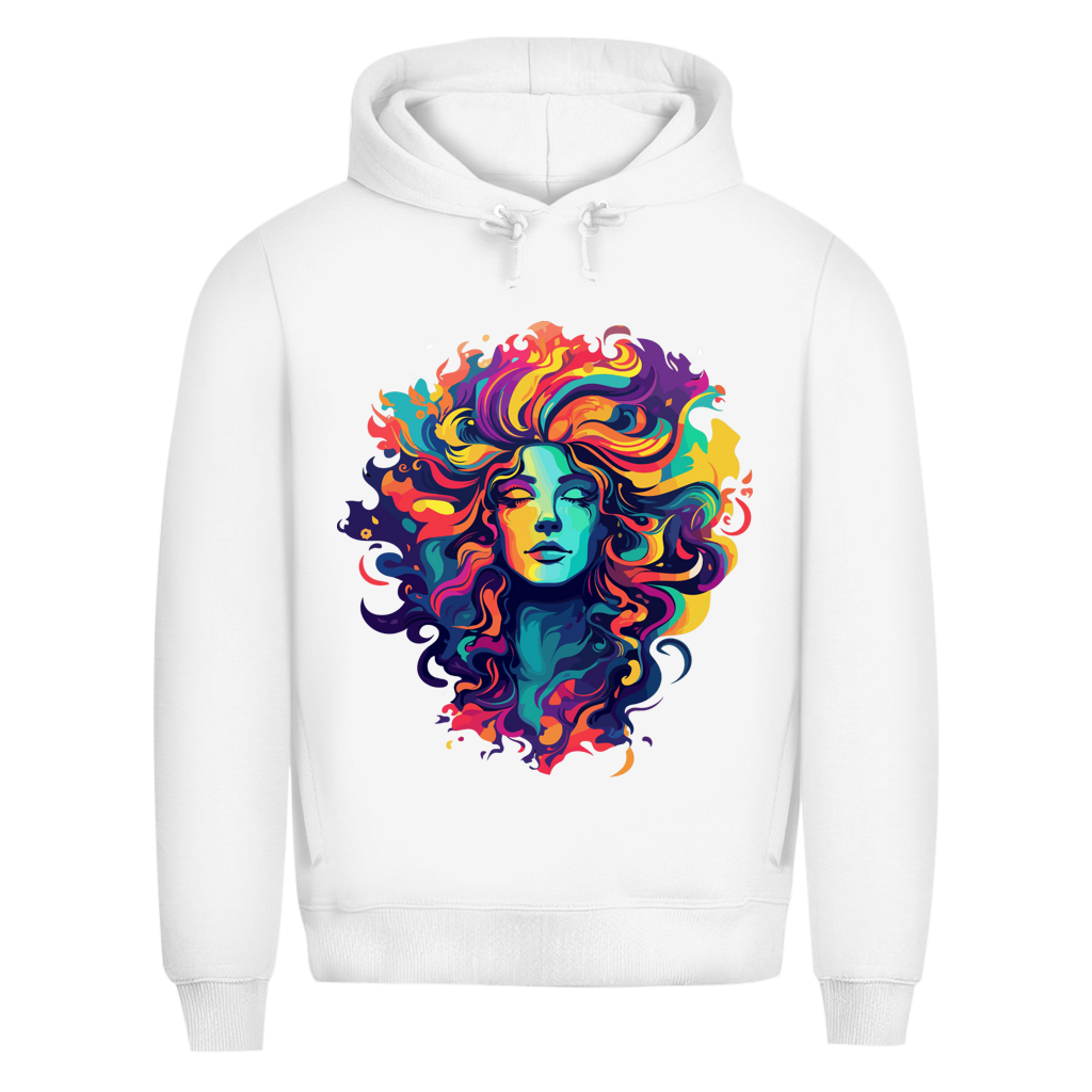 Herren Premium Bio Hoodie Cosmic Woman
