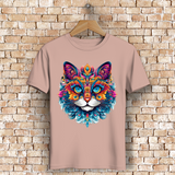 Herren Premium Bio T-Shirt Mandala Cat