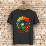 Herren Premium Bio T-Shirt Psychedelic Frog