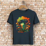 Herren Premium Bio T-Shirt Psychedelic Frog