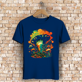 Herren Premium Bio T-Shirt Psychedelic Frog