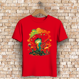 Herren Premium Bio T-Shirt Psychedelic Frog