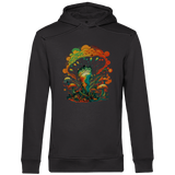 Herren Premium Bio Hoodie Psychedelic Frog