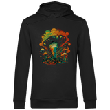 Herren Premium Bio Hoodie Psychedelic Frog