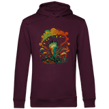 Herren Premium Bio Hoodie Psychedelic Frog