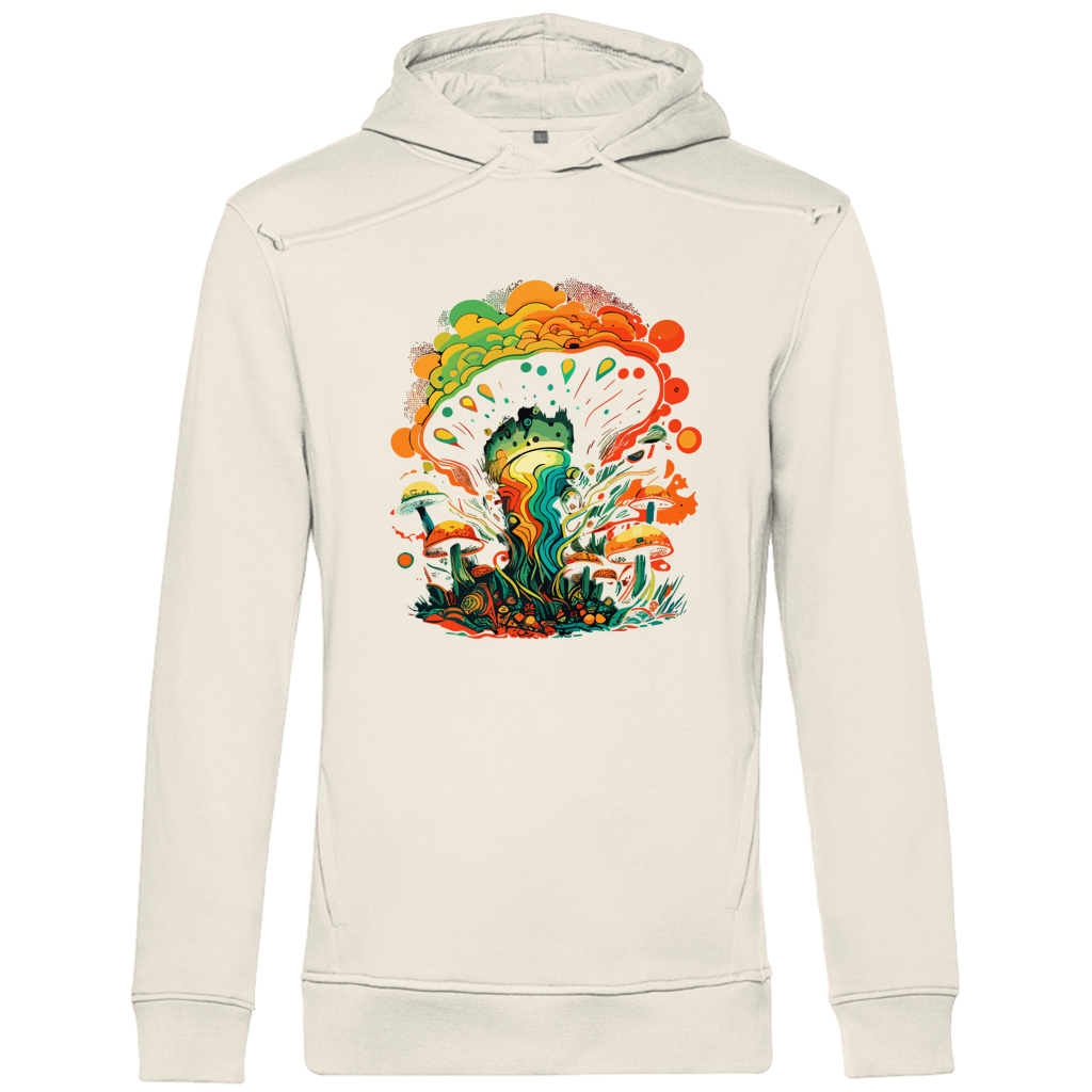 Herren Premium Bio Hoodie Psychedelic Frog