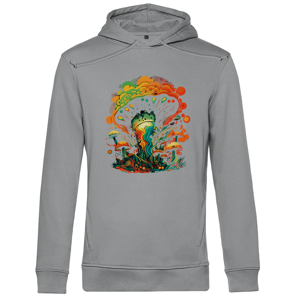Herren Premium Bio Hoodie Psychedelic Frog