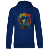 Herren Premium Bio Hoodie Psychedelic Frog