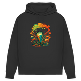 Damen Premium Bio Hoodie Psychedelic Frog