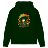 Damen Premium Bio Hoodie Psychedelic Frog