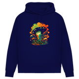 Damen Premium Bio Hoodie Psychedelic Frog