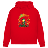 Damen Premium Bio Hoodie Psychedelic Frog