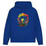 Damen Premium Bio Hoodie Psychedelic Frog
