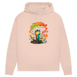 Damen Premium Bio Hoodie Psychedelic Frog