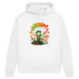 Damen Premium Bio Hoodie Psychedelic Frog