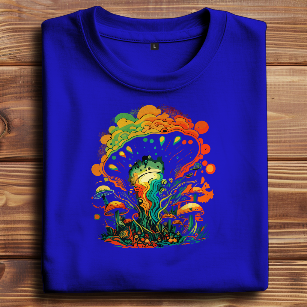 Oversize T-Shirt Psychedelic Frog