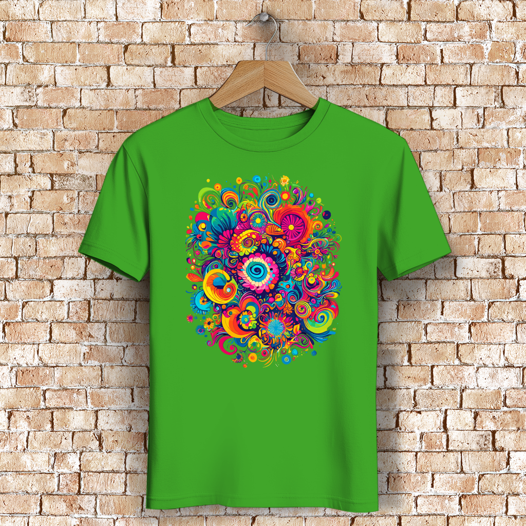 Herren Premium Bio T-Shirt Color Burst