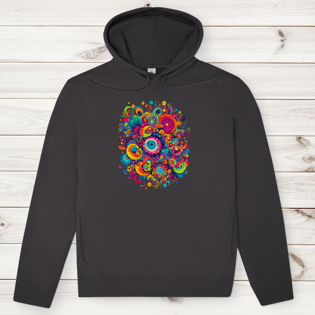 Herren Premium Bio Hoodie Color Burst