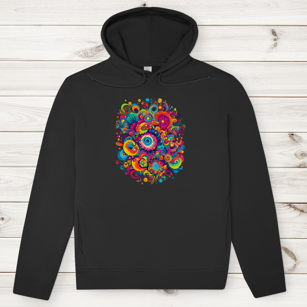 Herren Premium Bio Hoodie Color Burst
