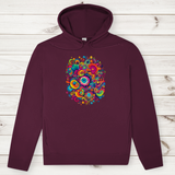 Herren Premium Bio Hoodie Color Burst