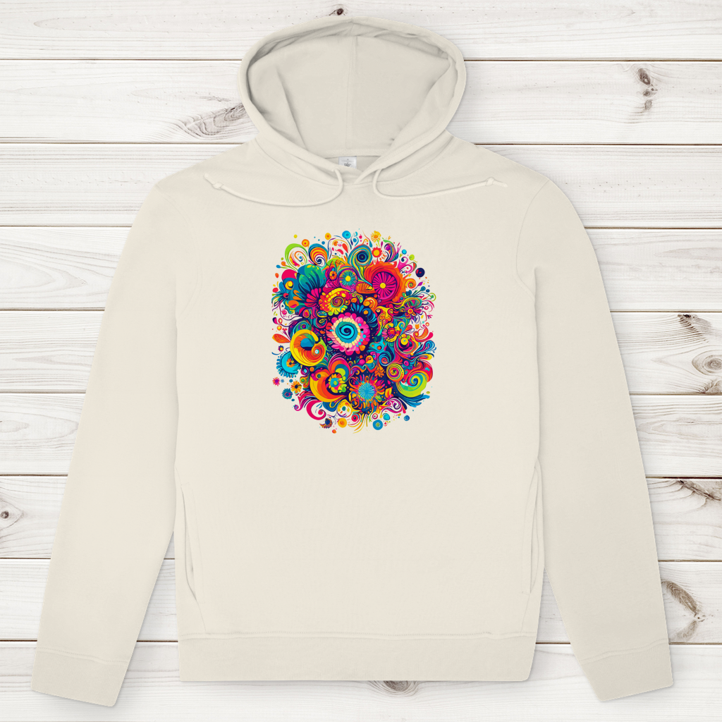 Herren Premium Bio Hoodie Color Burst